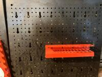 3 METAL WORKSHOP TOOL RACKS - 2