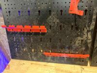 3 METAL WORKSHOP TOOL RACKS - 4