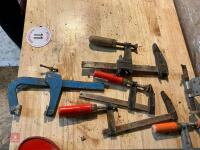 10 MIXED G CLAMPS - 2