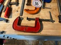 10 MIXED G CLAMPS - 5