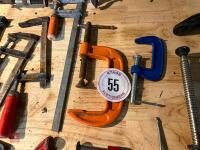 10 MIXED G CLAMPS - 6