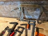 10 MIXED G CLAMPS - 7