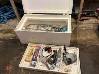 WOODEN TOOL CHEST & TOOLS