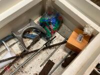 WOODEN TOOL CHEST & TOOLS - 4