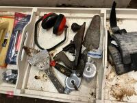 WOODEN TOOL CHEST & TOOLS - 6