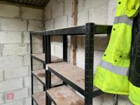 2 WORKSHOP SHELVES - 2