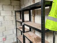 2 WORKSHOP SHELVES - 4