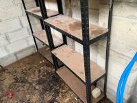 2 WORKSHOP SHELVES - 5