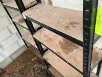 2 WORKSHOP SHELVES - 6