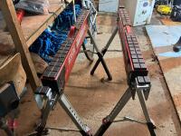2 EXCEL STEEL ADJUSTABLE SAWHORSES - 7