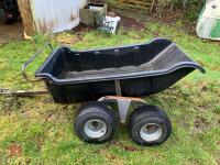 IRON OX TWIN AXLE ATV TIPPING TRAILER