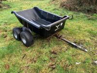 IRON OX TWIN AXLE ATV TIPPING TRAILER - 3