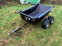 IRON OX TWIN AXLE ATV TIPPING TRAILER - 4