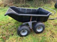IRON OX TWIN AXLE ATV TIPPING TRAILER - 12