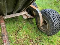 IRON OX TWIN AXLE ATV TIPPING TRAILER - 13