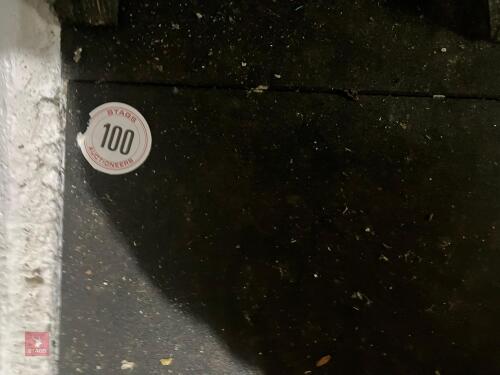 QTY OF RUBBER GYM FLOORING