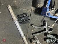 TRAY OF ASSORTED GYM ACCESSORIES - 5
