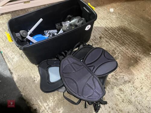 KAYAK SEAT, GLOVES & ACCESSORIES