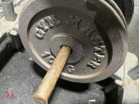 WEIGHT STAND & WEIGHTS - 12