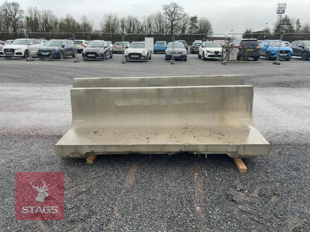 2 CONCRETE FEED BARRIERS