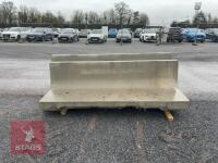 2 CONCRETE FEED BARRIERS