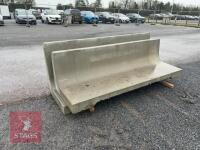 2 CONCRETE FEED BARRIERS - 2
