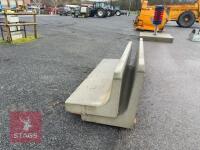 2 CONCRETE FEED BARRIERS - 8
