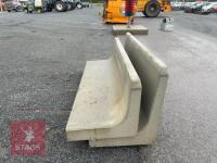 2 CONCRETE FEED BARRIERS - 9