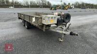 16' X 6'6'' IFOR WILLIAMS WINCH TRAILER