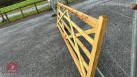 12' WOODEN FIELD GATE - 2