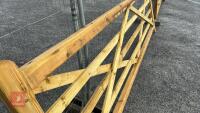 12' WOODEN FIELD GATE - 4