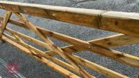 10' WOODEN FIELD GATE - 4