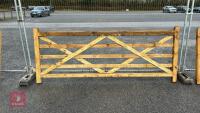 10' WOODEN FIELD GATE