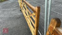 10' WOODEN FIELD GATE - 2