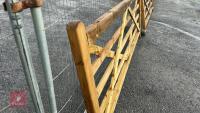 10' WOODEN FIELD GATE - 3