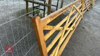 12' WOODEN GATE - 4
