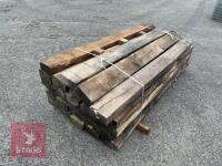 27 X 2.4M WOODEN SLEEPERS - 8
