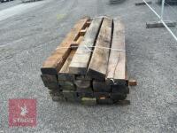 27 X 2.4M WOODEN SLEEPERS - 10