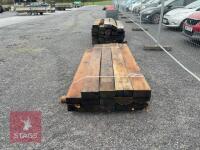 14 X 2.4M WOODEN SLEEPERS