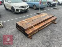 14 X 2.4M WOODEN SLEEPERS - 5