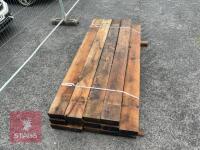 14 X 2.4M WOODEN SLEEPERS - 8