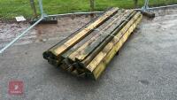 25 X 3M WOODEN RAILS - 2