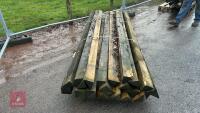 25 X 3M WOODEN RAILS - 3