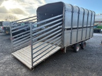 IFOR WILLIAMS 12' LIVESTOCK TRAILER - 9