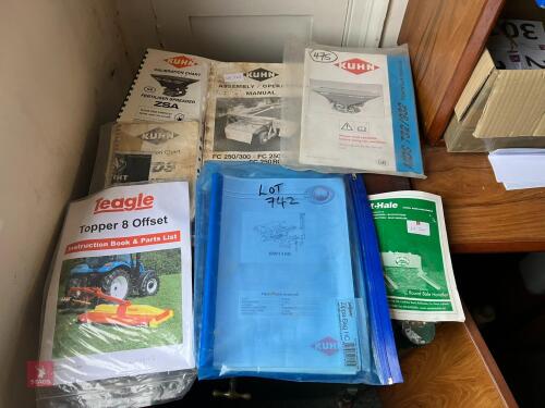 QTY OF KUHN, MCHALE & TEAGLE MANUALS (12