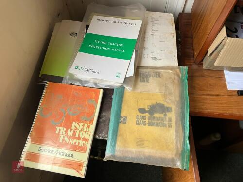 QTY OF CLAAS & COMPACT TRACTOR BOOKS (5)