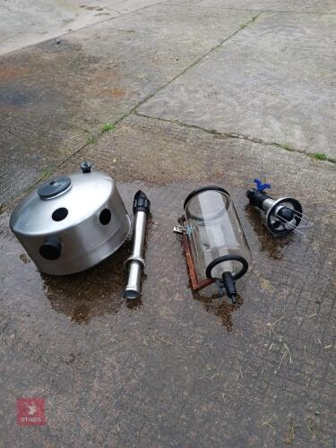 RECEIVER VESSEL & GLASS JAR