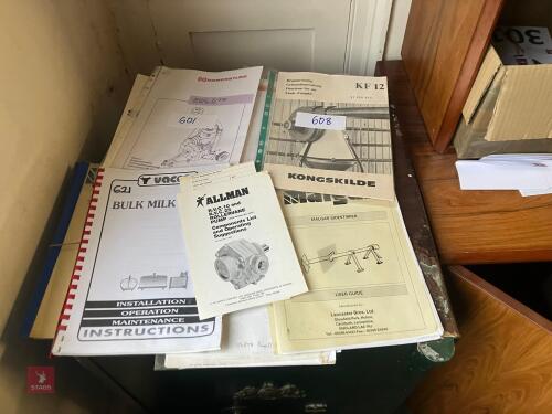 QTY OF SLURRY HANDLING/DAIRY BOOKS (23)