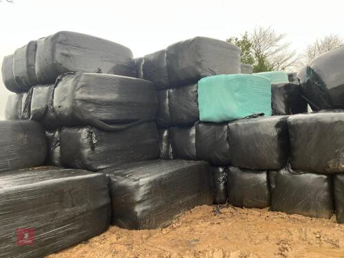25 RECTANGULAR BALES OF 2024 SILAGE - BIDS PER BALE