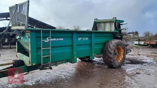2004 SAMSON SP12-16 DUNG SPREADER